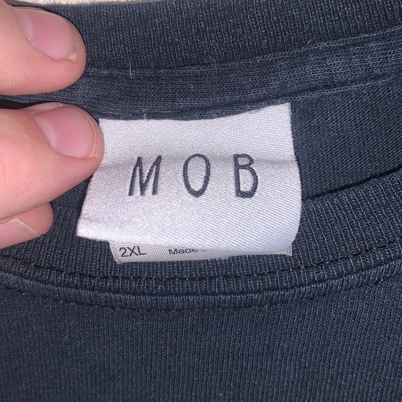 Lightly thrashed MOB Mentality My Own Boss tshirt - Picture 3 of 5